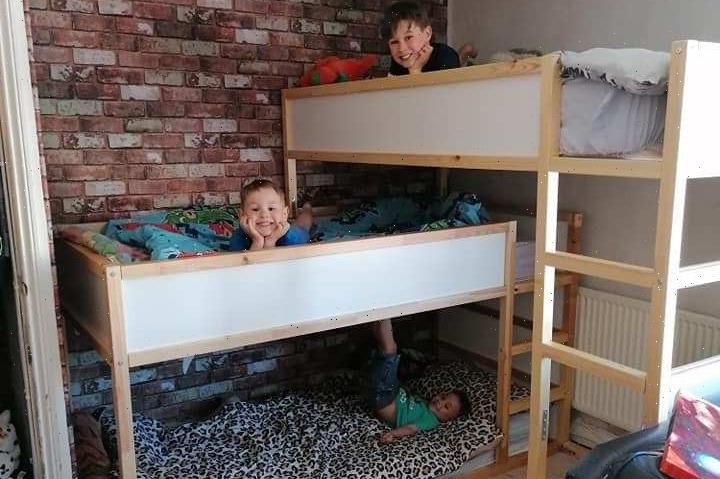 Triple Bunk Bed Built, Triple Bunk Bed Ikea
